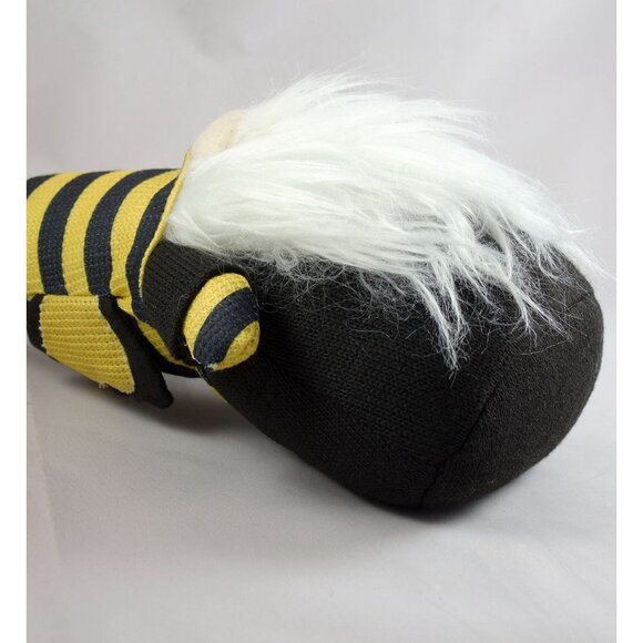 Bumble Bee Knitted Plush Gnome Figure 18 inches tall - Picture 4 of 4